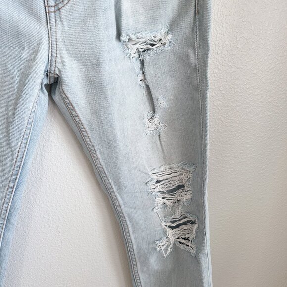 American Eagle Vintage Y2K Distressed Boyfriend Jeans – Size 2 - Picture 8 of 10
